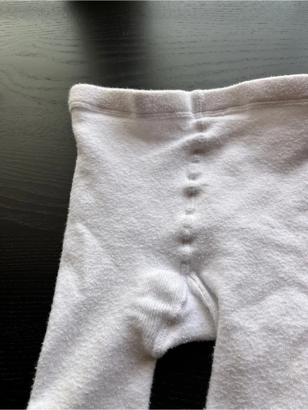 Tights white knit